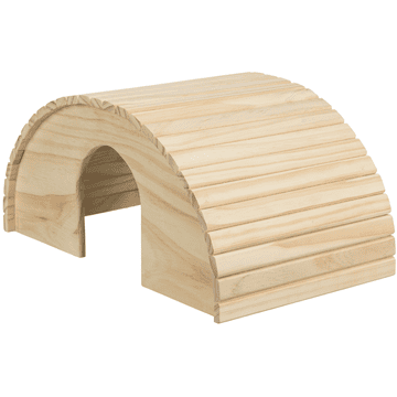 Nail-free round house for rabbits