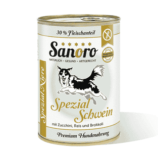 "Spezial Niere Schwein" - Spécial porc avec riz bio & légumes bio