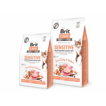 Care Cat Grainfree - Turkey & Salmon - Sensitive & Healthy Digestion