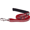 Leashes Reflective Bones Red