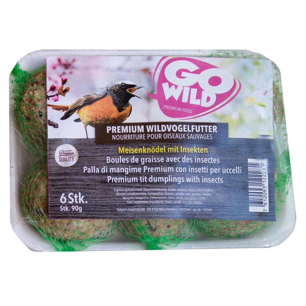 Premium Meisenknödel mit Insekten