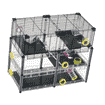 Cage pour rongeurs Multipla Crystal gris