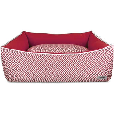 Lit pour chien Mia, rouge