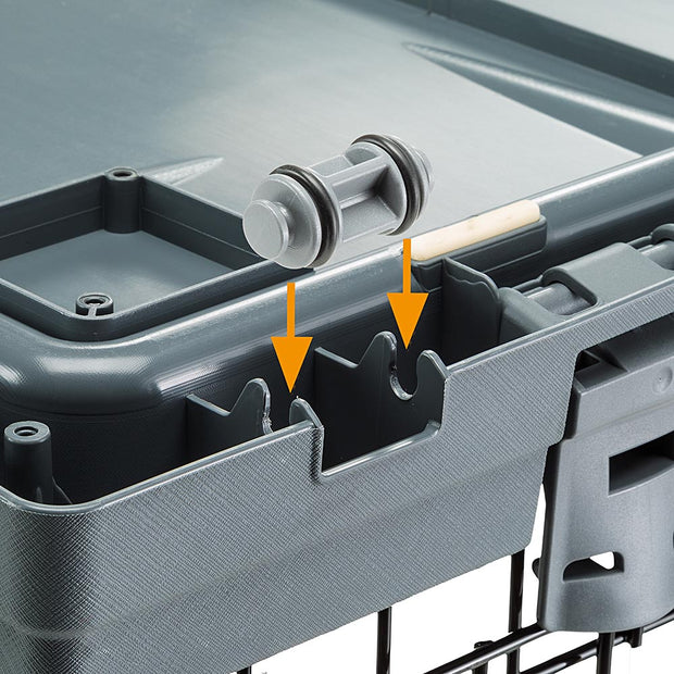 Superior faltbare Metallgitter-Box