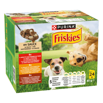 Dog Adult in Sauce, Rind, Huhn, Lamm und Gemüse