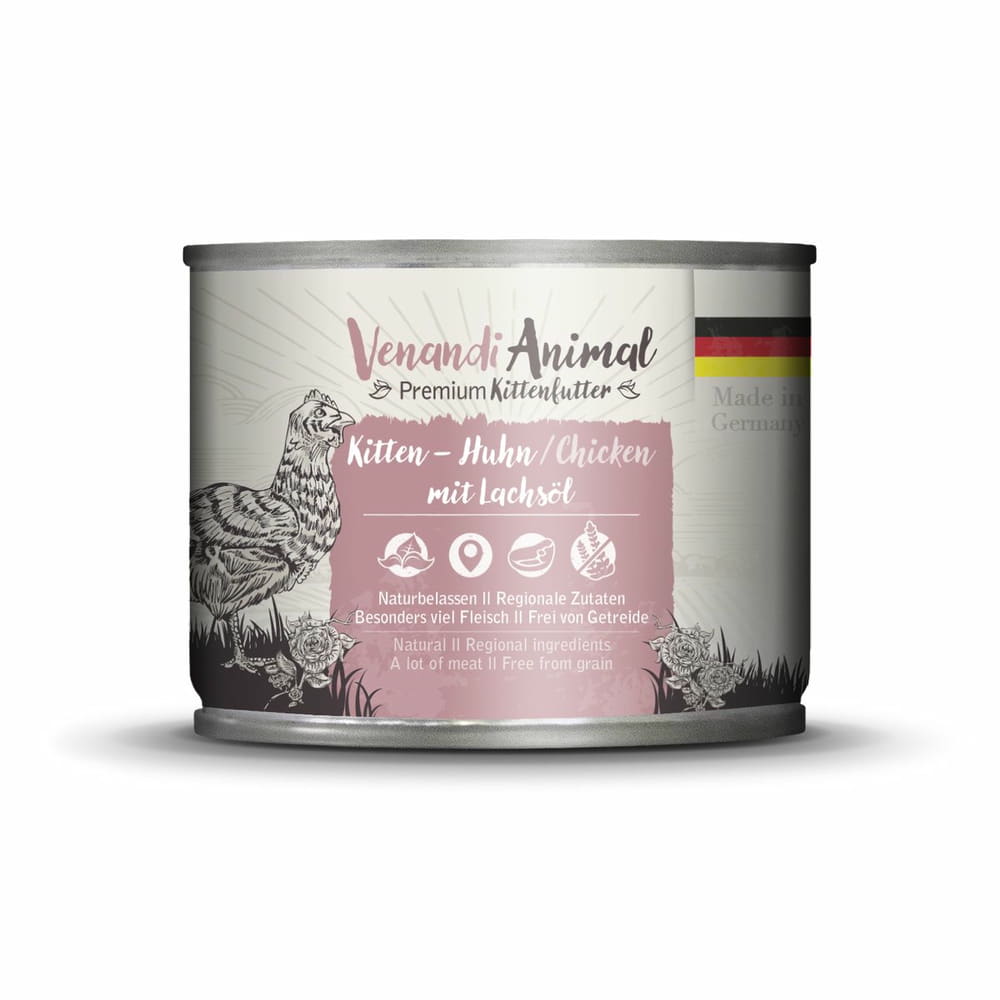 Kitten - Huhn mit Lachsöl