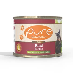 Katzenmenü Pur Rind & Pute