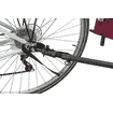Remorque de vélo gris/rouge