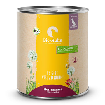 Sensibel Bio Poulet avec carotte et riz