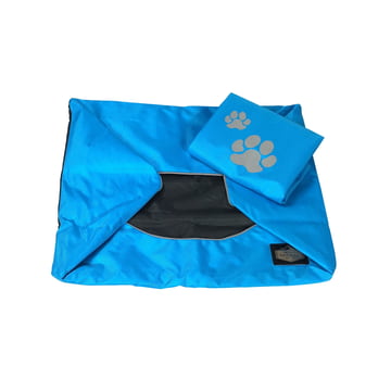 couverture de lit pour chien et chat Nio28, bleu L