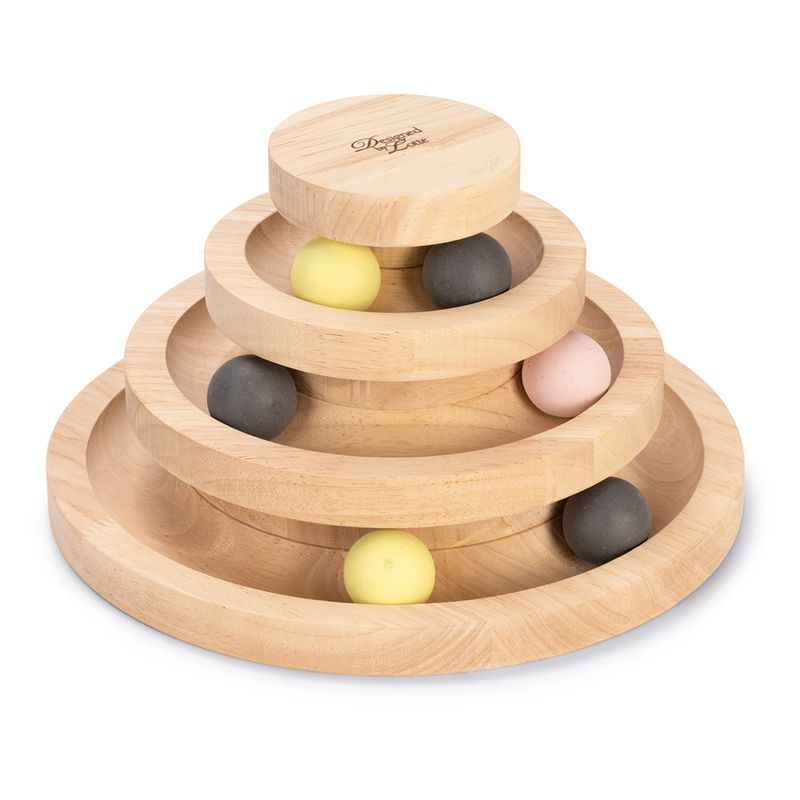 Mia brown wooden play tower