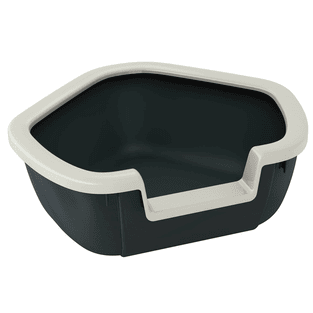 Litière d'angle pour chats DAMA