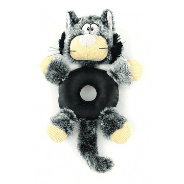 swisspet Chat en peluche, donut en cuir