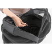 Bicycle basket for luggage carrier