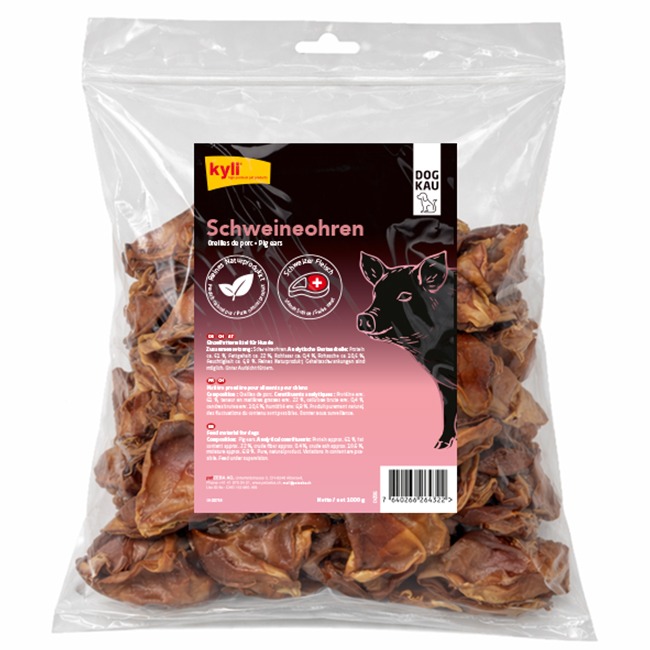 Oreilles de porc aux viande suisse