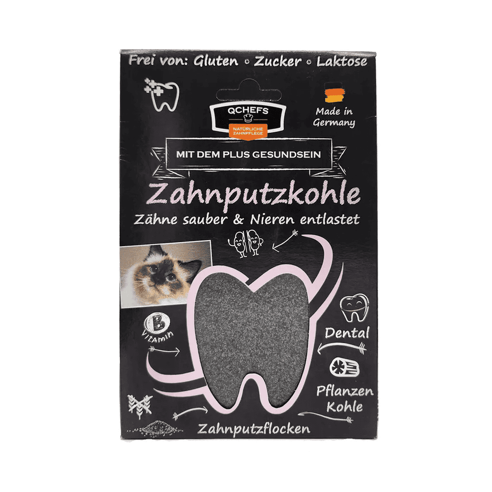 Zahnputzkohle Katze