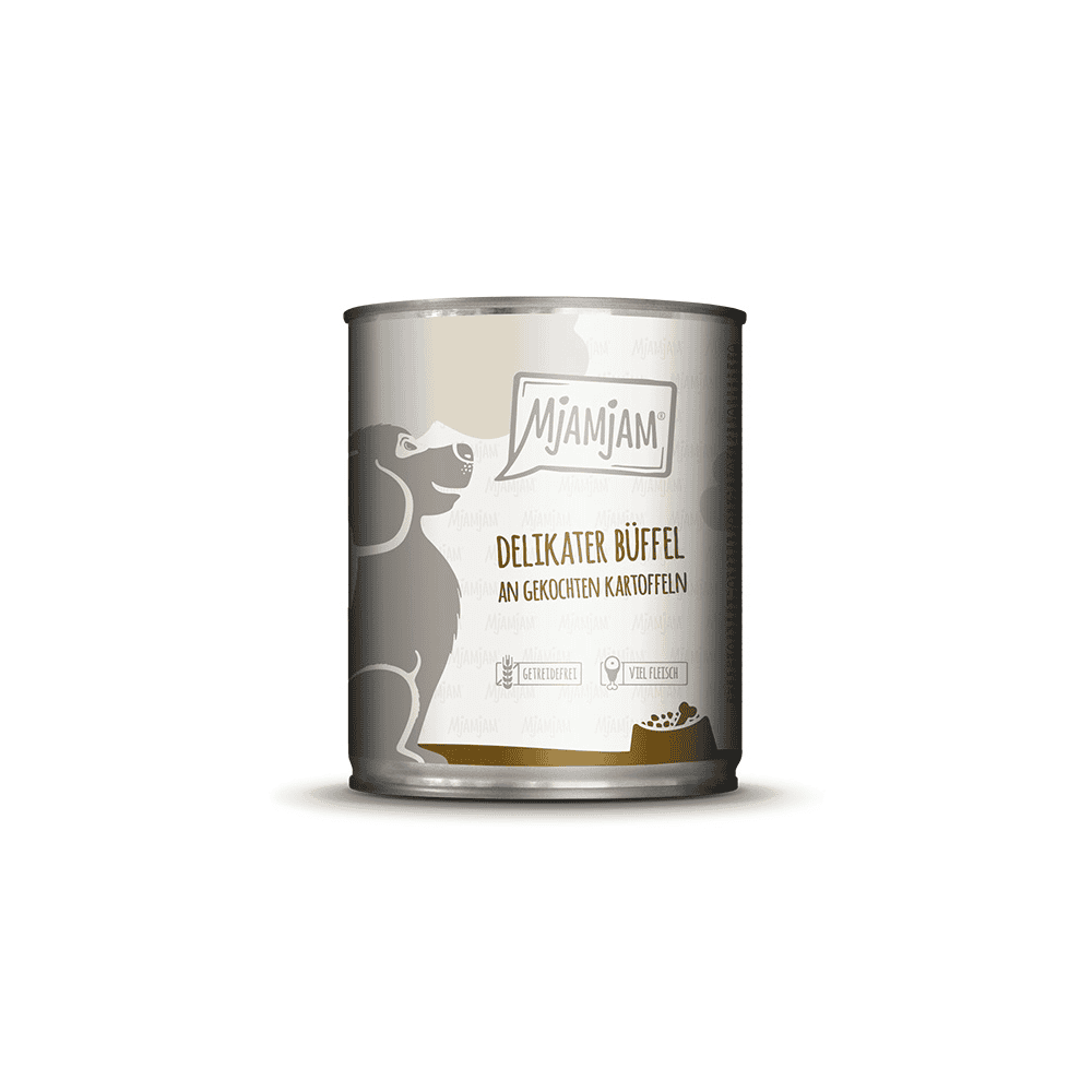 Dog delicatum de buffle aux pommes de terre cuites