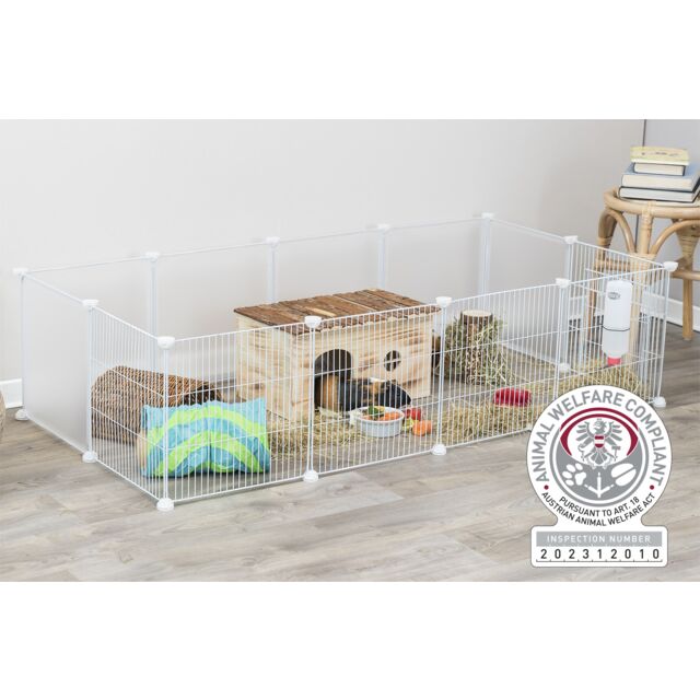 Indoor free-range enclosure metal/plastic