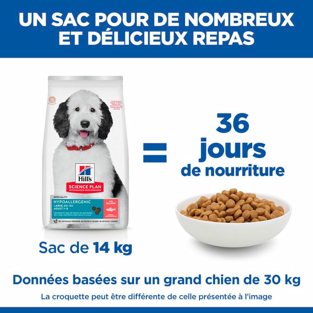 Canine Hypoallergenic Large Breed Saumon