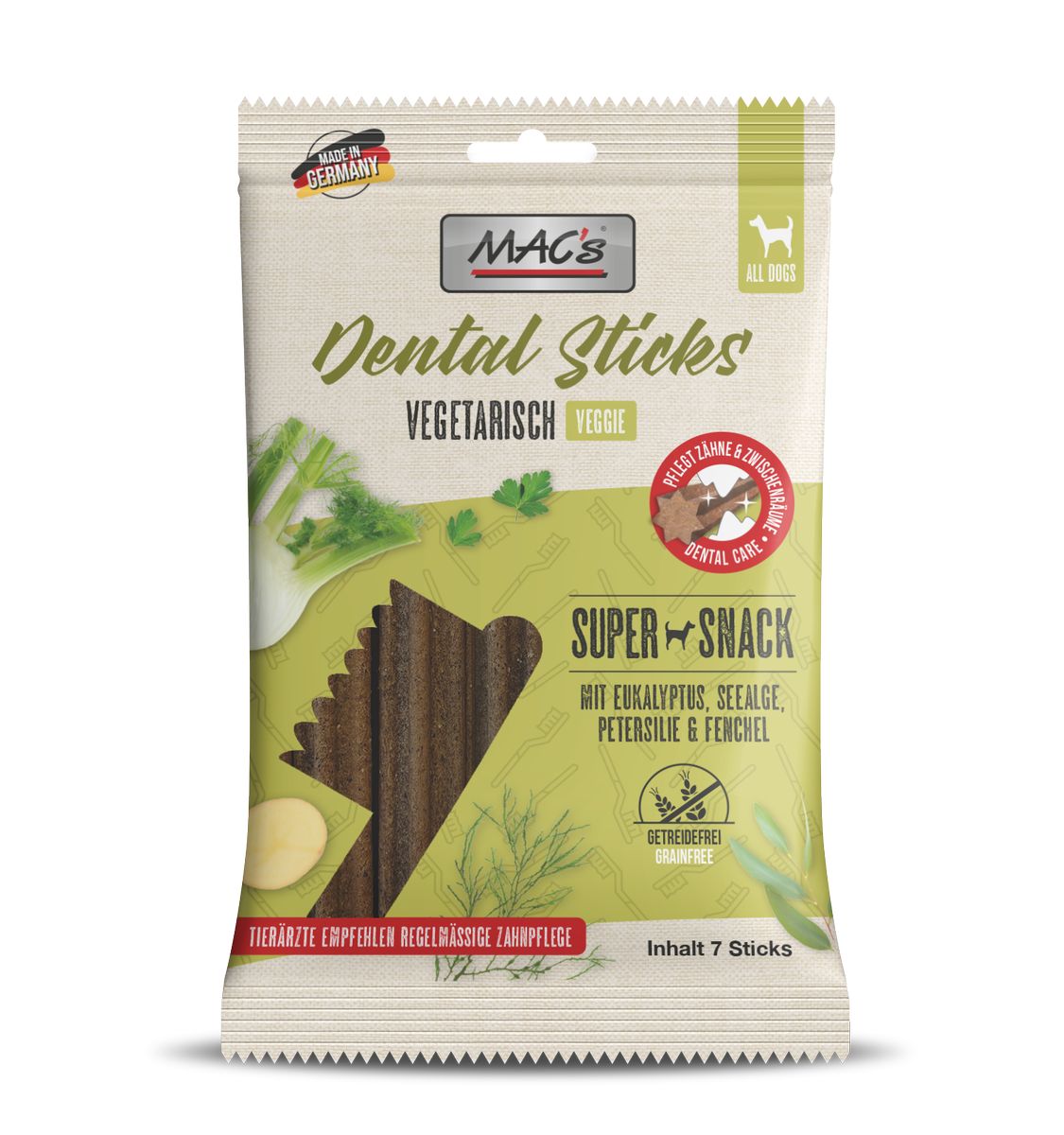 DOG Dental Sticks Vegetarisch