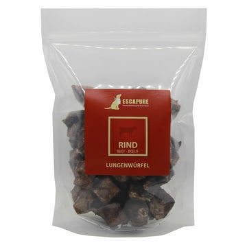 Cubes de poumon de bœuf