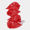 Kotbeutelspender Set Strawberry, 7 Rollen