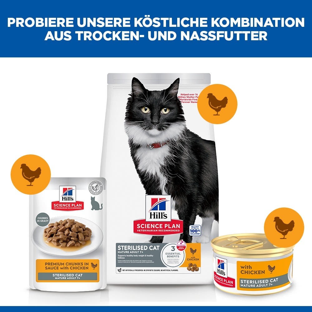 Feline Sterilized Mature Adult 7+ Mousse