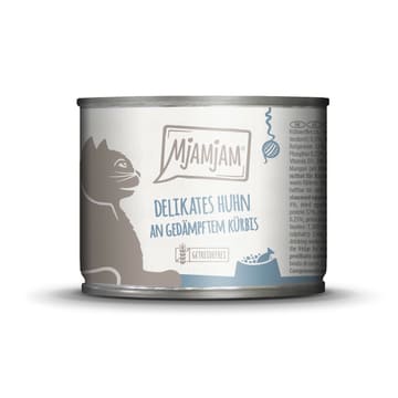Delikates Huhn an gedämpftem Kürbis