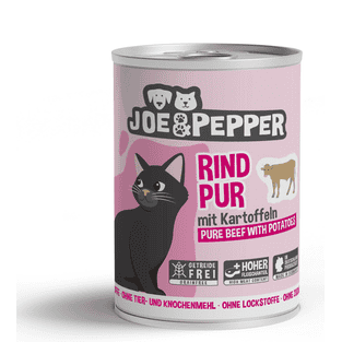 Cat Rind pur mit Kartoffeln
