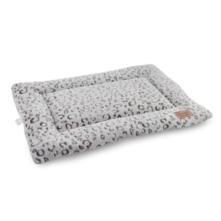 Hundekissen Flannel braun/weiss