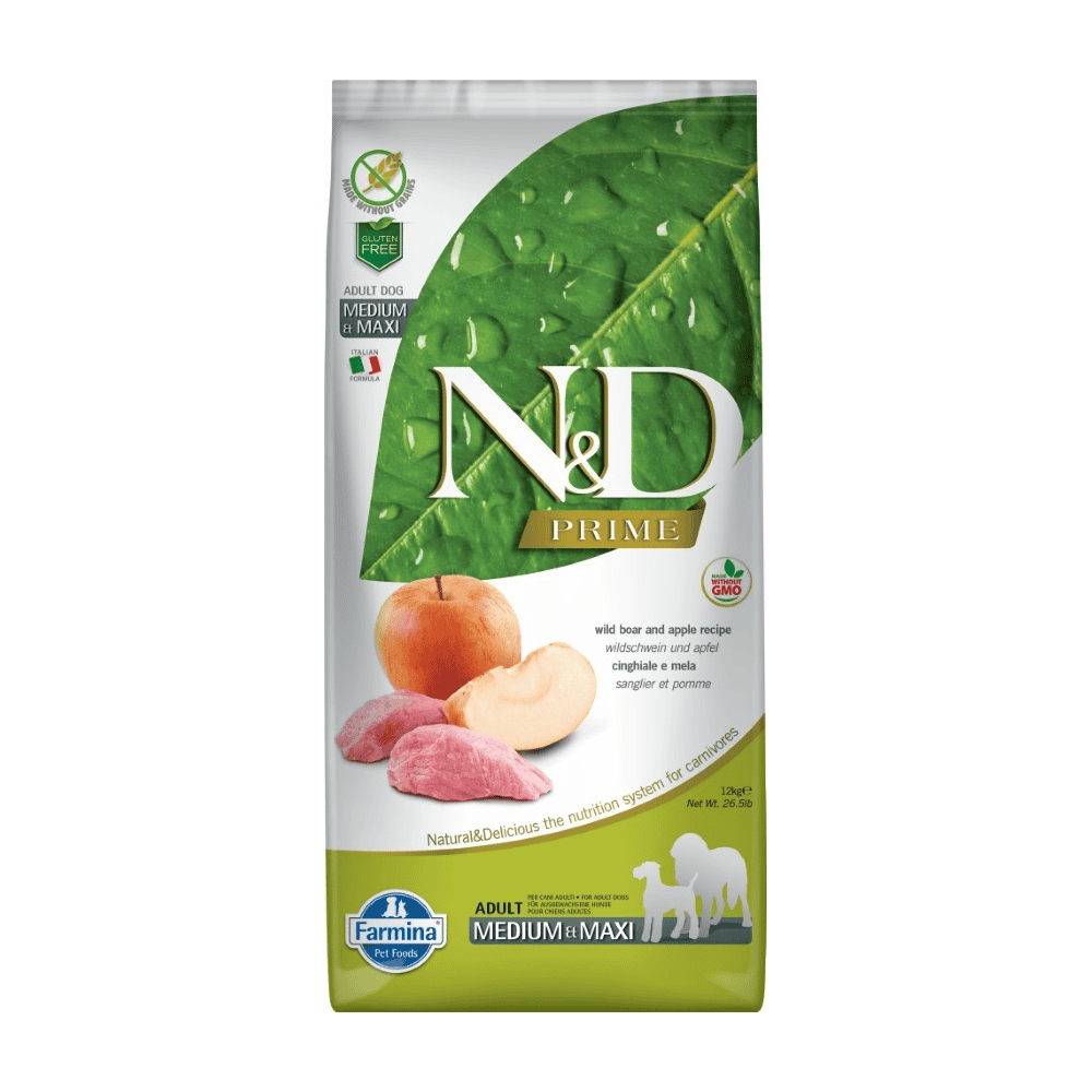 Canine Adult Medium/Maxi Wildschwein Apfel