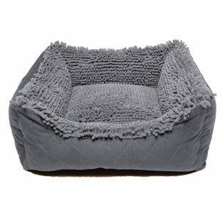 Dirty Dog lit pour chien gris