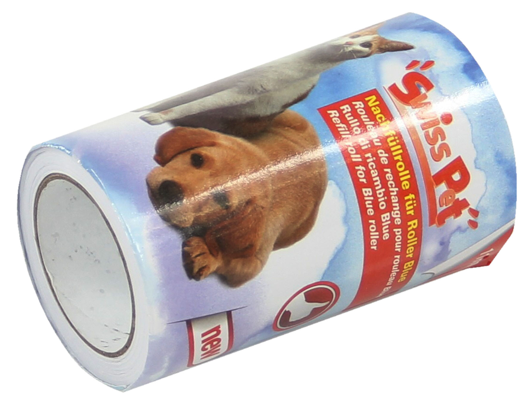 Refill for dog and cat hair roller Blue