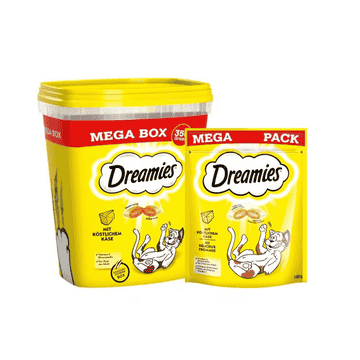 Dreamies mit Käse