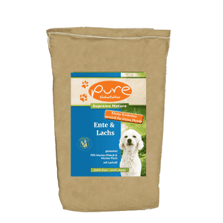 PURE Supreme Nature Canard & Saumon POUR PETITS CHIENS - Sans gluten