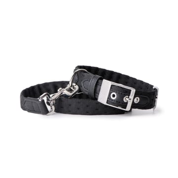 Milano Halsband Nylon für Hunde in schwarz
