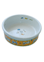 swisspet Écuelle en céramique pour chats, S, FT-126, jaune / blanc