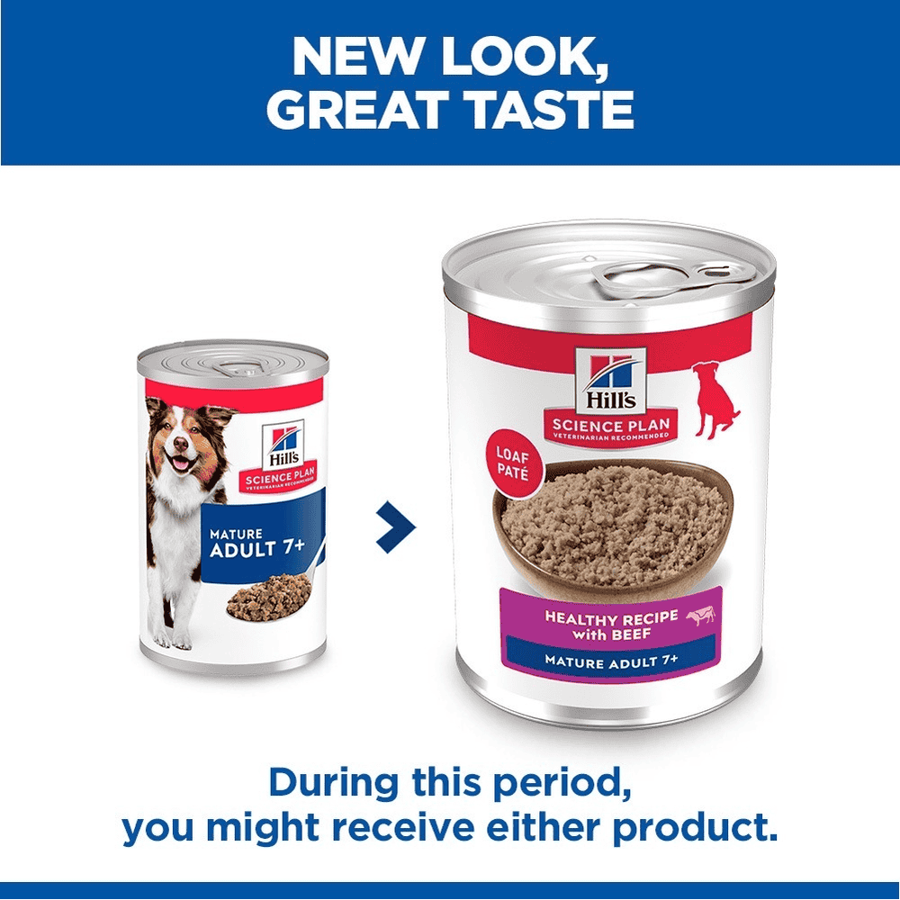 Canine Mature Adult 7+ Beef - Can
