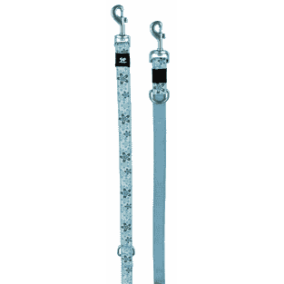 Flower leashes, light blue