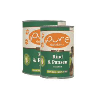 Hundemenü Rind mit Pansen