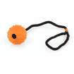 Lungo ball with pimples, on a rope