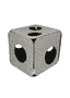 Cube de jeu en feutre Nala