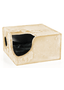 Chillout Box avec coussin 52 x 52 x 30cm, beige