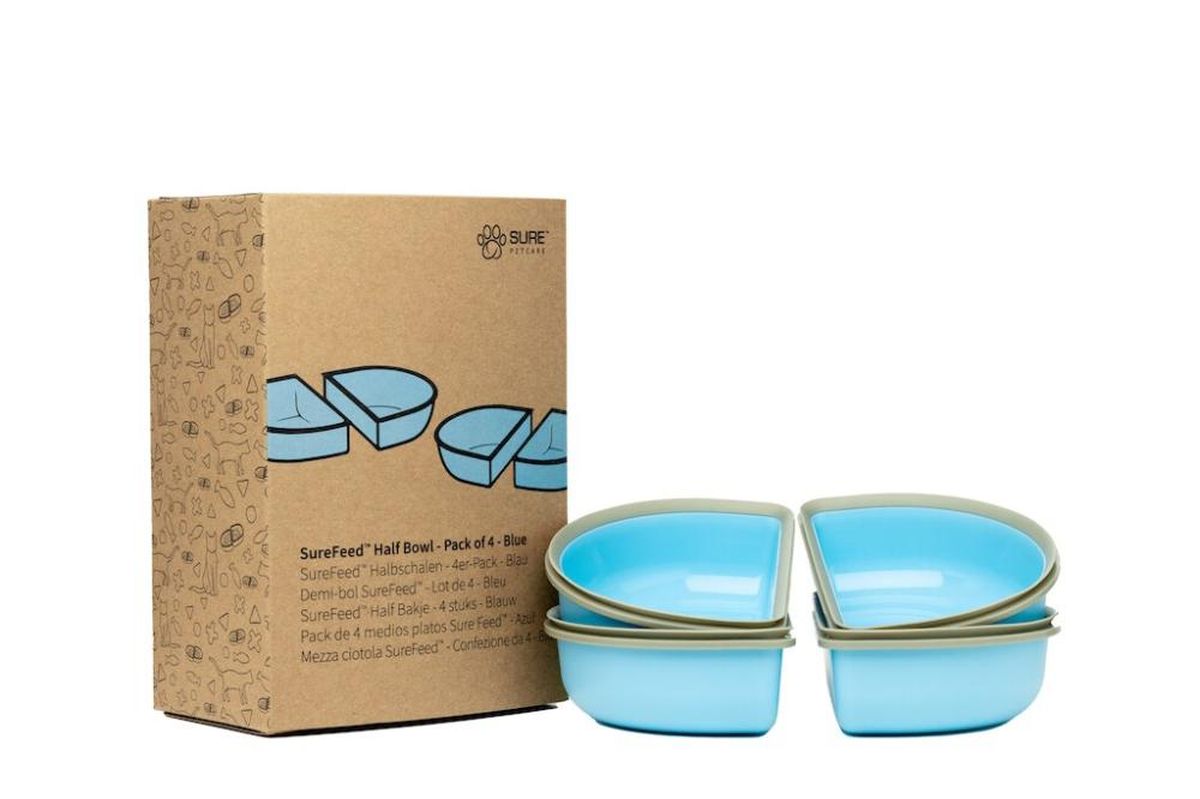 Set of 4 half trays for SureFeed automatic feeders