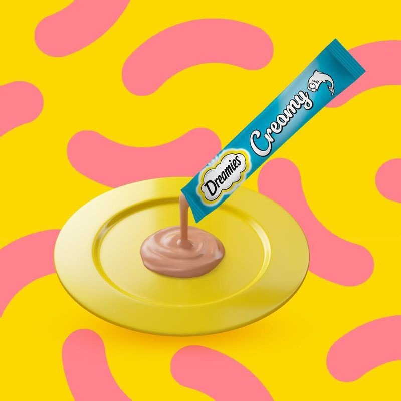 Dreamies Creamy Snacks Lachs