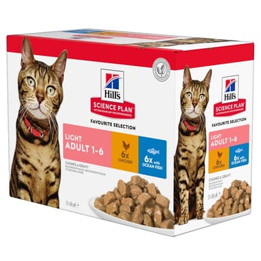 Feline Favourite Selection Light Adult - Sachet