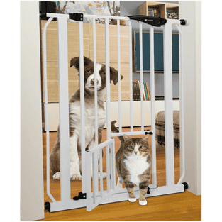 Pet Gate Absperrgitter mit Katzentüre