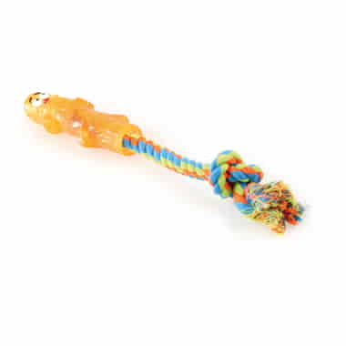 swisspet Play-Stick avec corde colorée