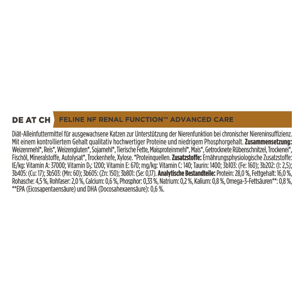FELINE NF Renal Function Advanced Care