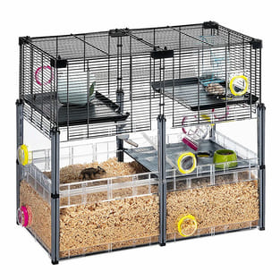 Cage pour rongeurs Multipla Crystal gris
